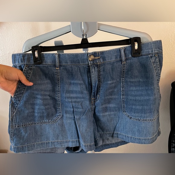 torrid Pants - Torrid Medium Wash Jean Shorts Relaxed Fit